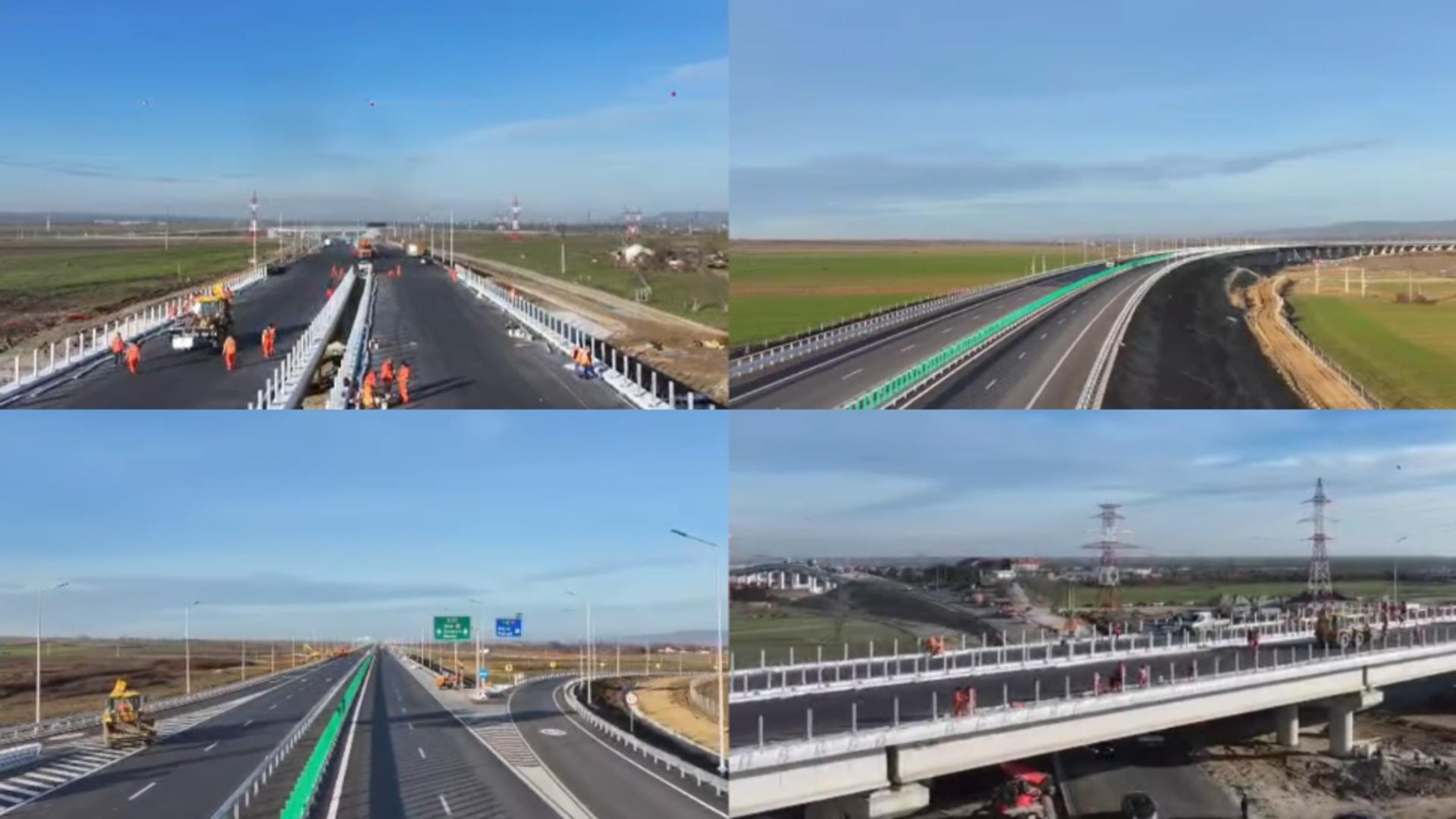 Încă 50 de kilometri din Autostrada Moldovei ar putea fi daţi în trafic înainte de Revelion. Anunțul directorului CNAIR – VIDEO