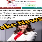 Anca Alexandrescu și realitatea.net, victimele unui fals grosolan. Un fake news lansat pe X anunță retragerea candidatei independente – FOTO