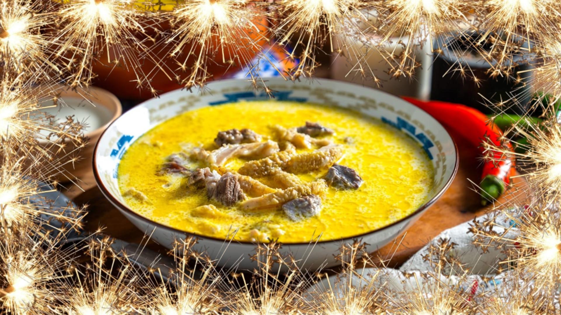 Ciorbă de burtă. Rețeta tradițională, veche de zeci de ani, perfectă pentru masa de Revelion