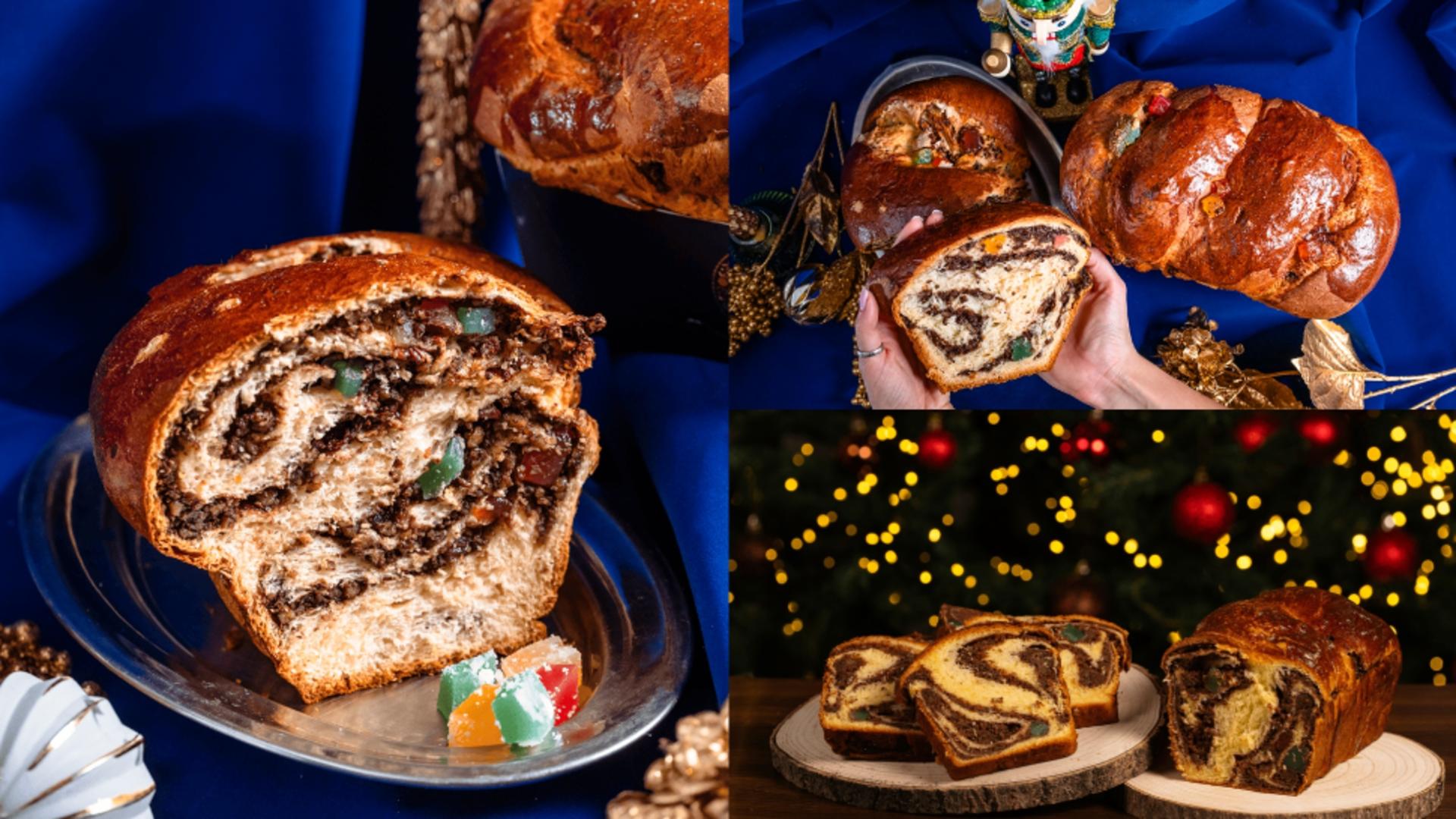 Cozonac cu miez de nucă, cacao și rahat. Rețeta gospodinelor din Moldova veche de peste 100 de ani, perfectă pentru mesele de sărbători