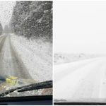 Ninsoare abundentă în zona de munte a județului Maramureș. Drumarii au intervenit pe mai multe sectoare de drum