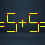 Test IQ la final de an: corectează egalitatea mutând un singur chibrit