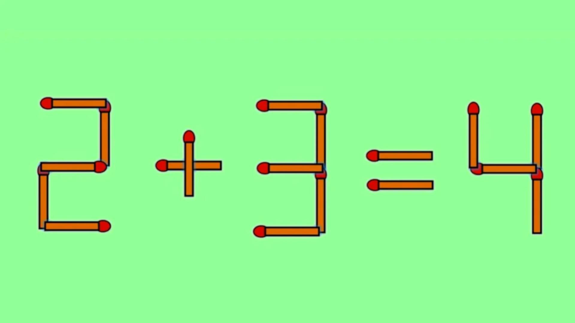 Testul IQ de luni! În cât timp poți corecta 2+3=4?