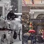 Crăciun de poveste la Viena: capitala Austriei a avut parte de primul Crăciun alb după aproape trei decenii