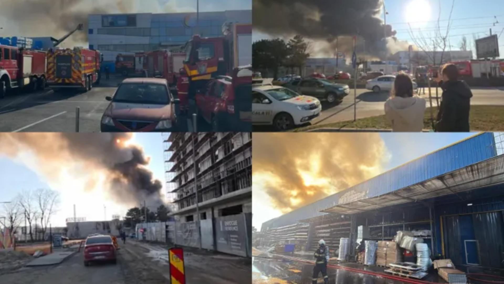 Incendiu în Sectorul 6. Ministerul Mediului spune că nivelul poluării se menține în limite normale