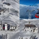 Accident grav la o telecabină din Italia. Doi oameni răniți, iar alți 100 sunt blocați la 2.800 de metri altitudine. Elicopterele pompierilor și ale poliției, folosite pentru evacuare -VIDEO