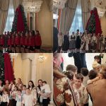 Mirabela Grădinaru colindată la Palatul Cotroceni. Imagini inedite cu partenera de viață a președintelui Nicușor Dan -FOTO/VIDEO