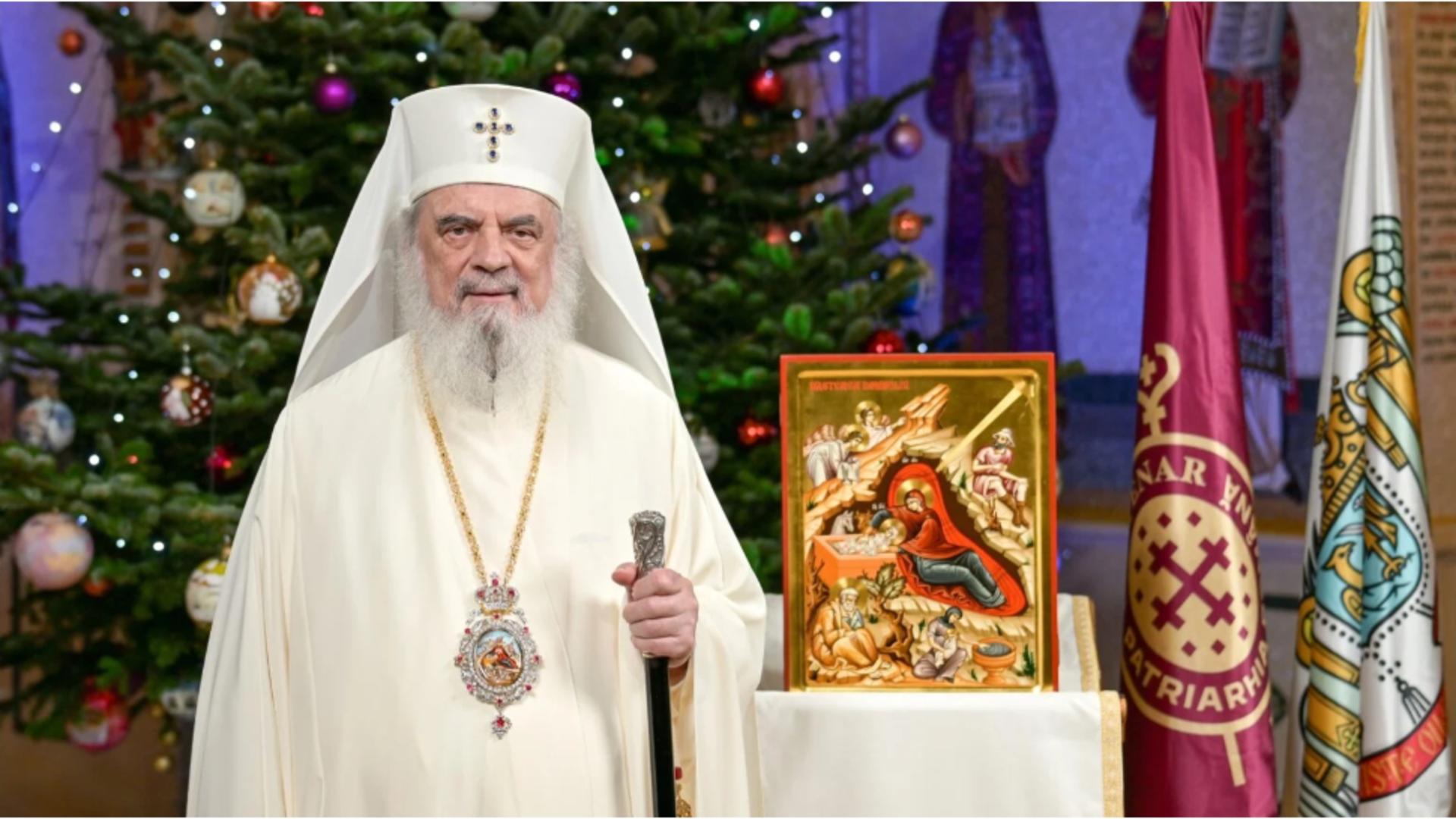 Mesajul Patriarhului Daniel pentru români de Crăciun și Anul Nou: ”Să cultivăm credinţa, pacea şi comuniunea”