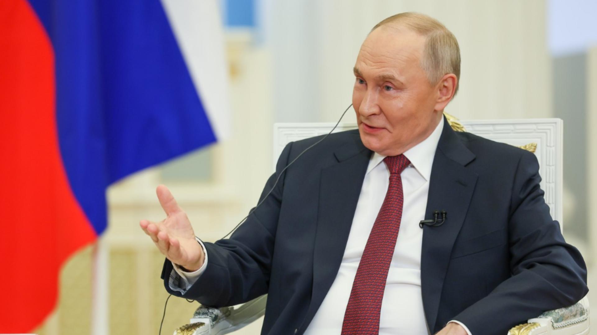 Vladimir Putin a  dat un interviu în care a vorbit despre planurile sale în ceea ce priveșterăzboiul din Ucraina