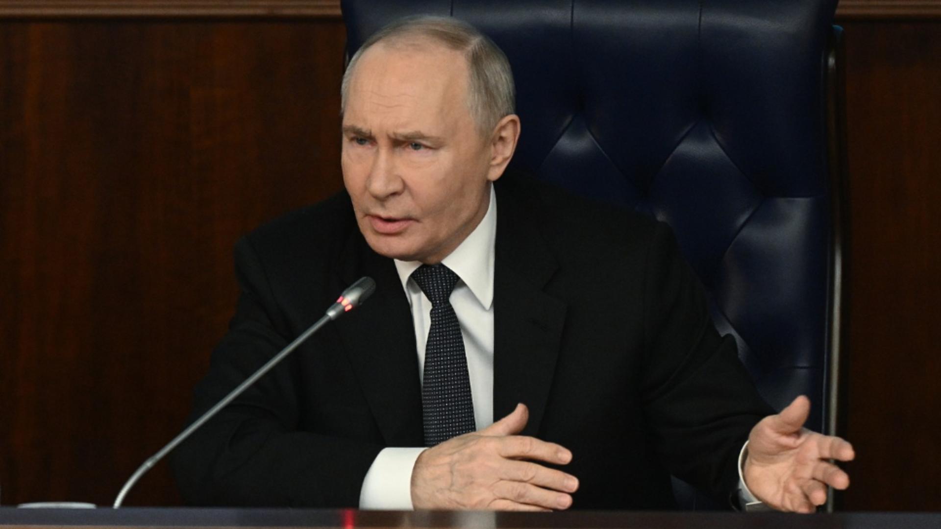 Declarație incendiară de la Kremlin. Putin atacă dur „purcelușii europeni” care vor să prăduiască Rusia