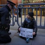 Activista de mediu Greta Thunberg, reținută la o acțiune de susținere a Palestinei VIDEO