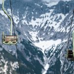 Un fotbalist german a murit după ce a căzut în gol de la 70 de metri. Soția sa a rămas suspendată de instalația telescaunului