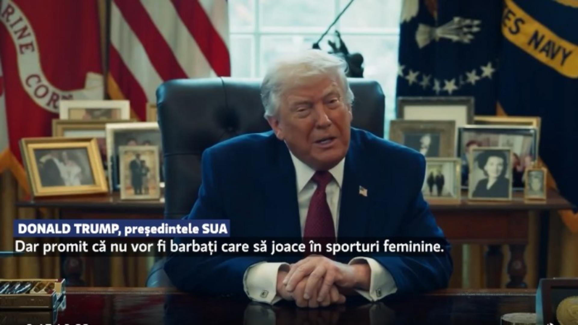 Donald Trump anunță Jocurile Patriei, o premieră în SUA
