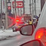 Accident grav la intrarea în Capitală, pe A1. Martorii spun că sunt victime, traficul spre București este blocat