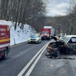 Trafic blocat pe DN1 în Hula Bradului, în județul Sibiu, după un accident cu trei mașini. Este necesară evaluarea medicală a victimelor
