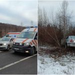Accident pe DN7C Transfăgărășan. Trei tineri au fost răniți, după ce mașina în care se aflau a ieșit în afara carosabilului