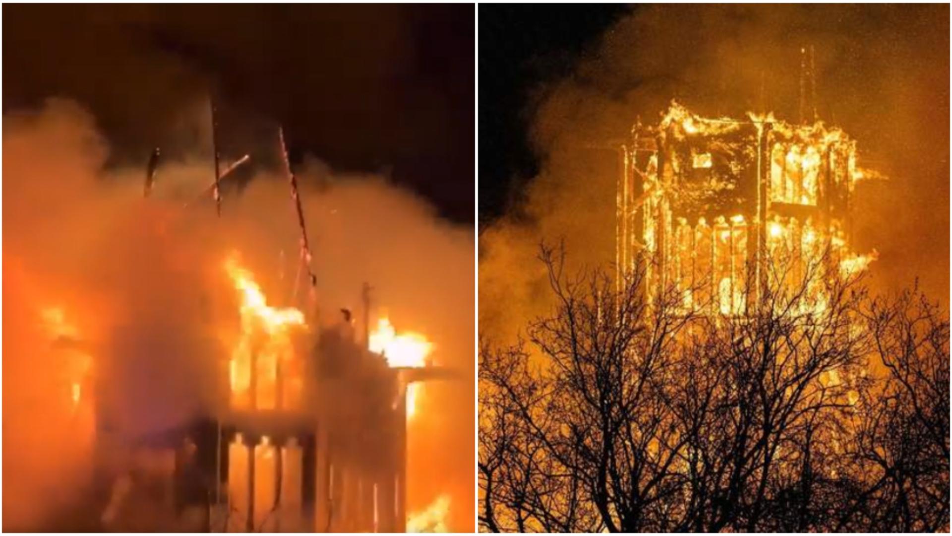 Incendiu devastator în Amsterdam. O biserică din secolul al XIX-lea a fost distrusă – VIDEO