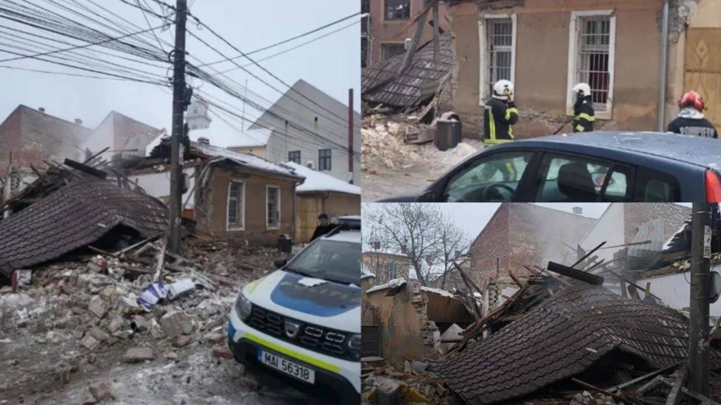 Anchetă uriașă după EXPLOZIA de la sediul Poliției Lugoj! Sepecialiștii ISU și INSEMEX, în teren