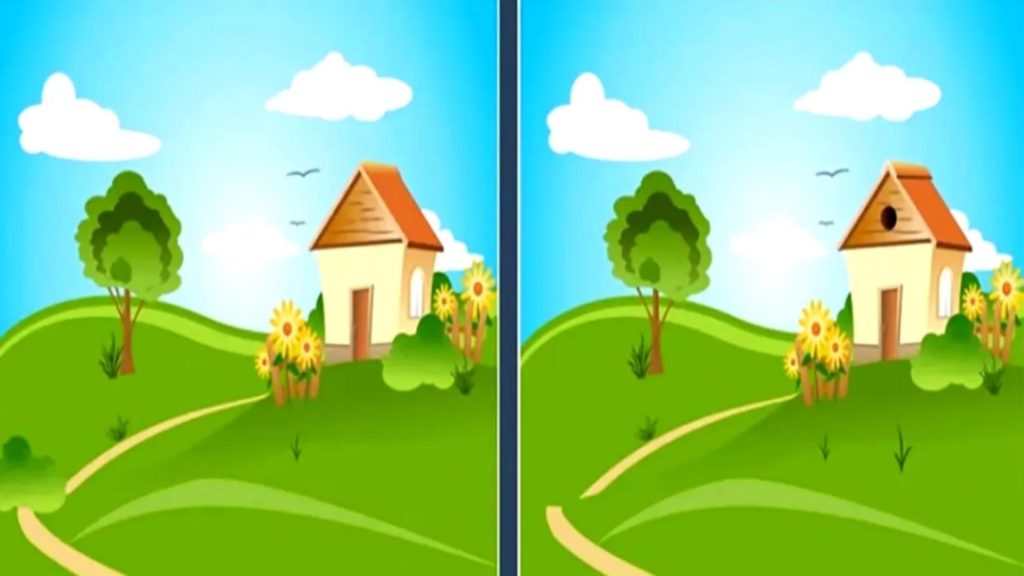 Test IQ: poți descoperi cele 5 diferențe dintre două imagini în doar 15 secunde?