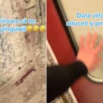 Scene incredibile într-un tren din România: zăpada a ajuns în vagoane, iar oamenii se plâng că îngheață în transportul în comun