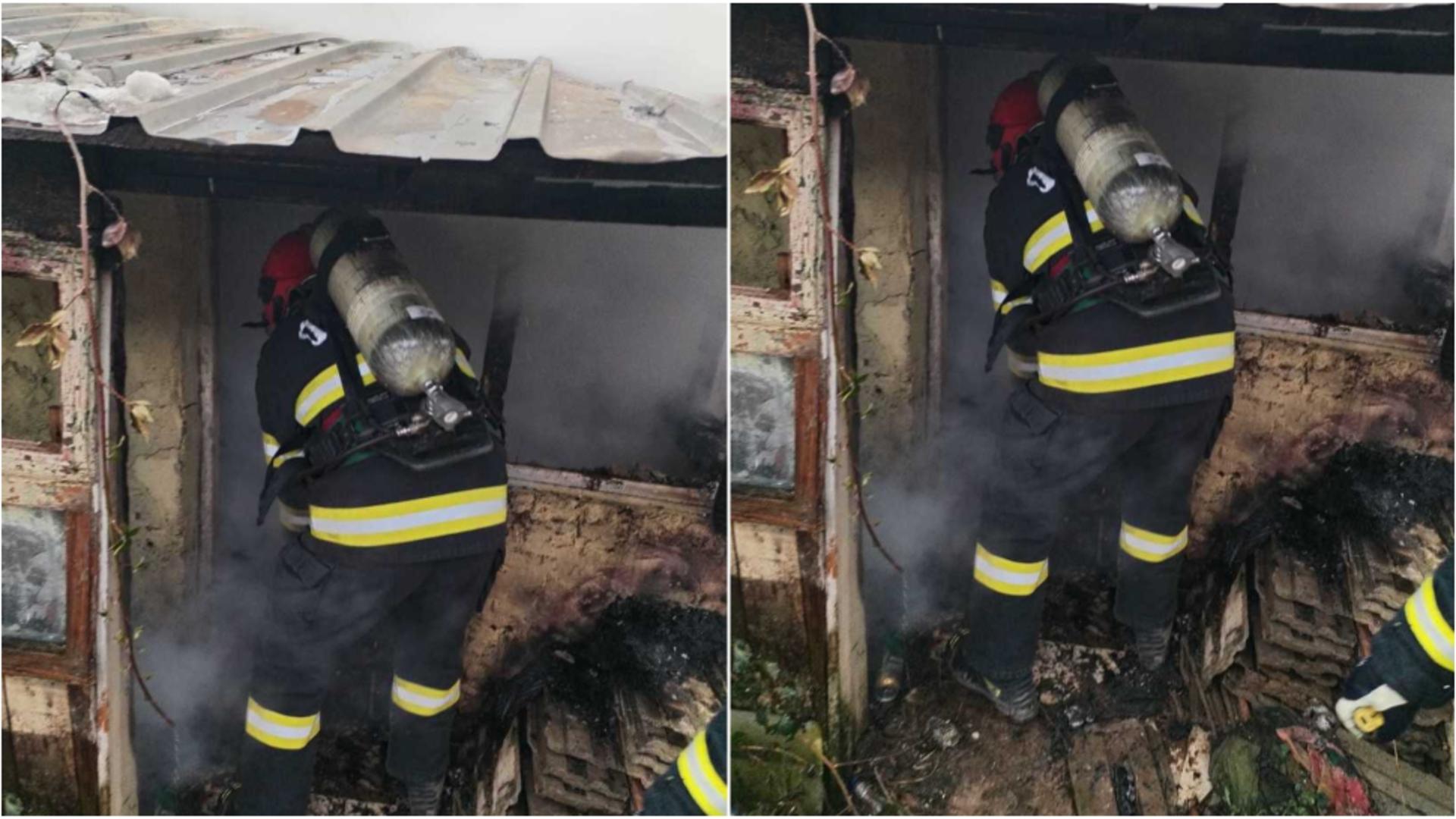 Tragedie în Craiova. O persoană a fost găsită fără viață după ce casa i-a fost mistuită de un incendiu