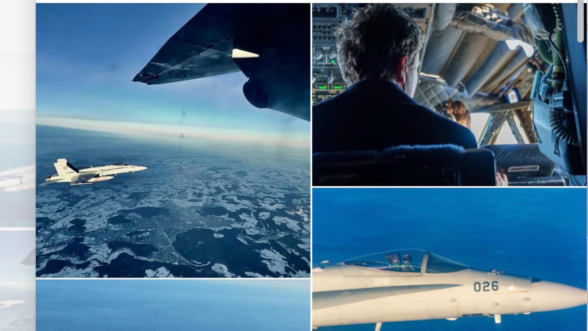 Realitatea vs. comunicarea oficială. Unde se fisurează discursul lui Nicușor Dan. Președintele Spartan, „salutat” de avioanele de luptă ale Elveției