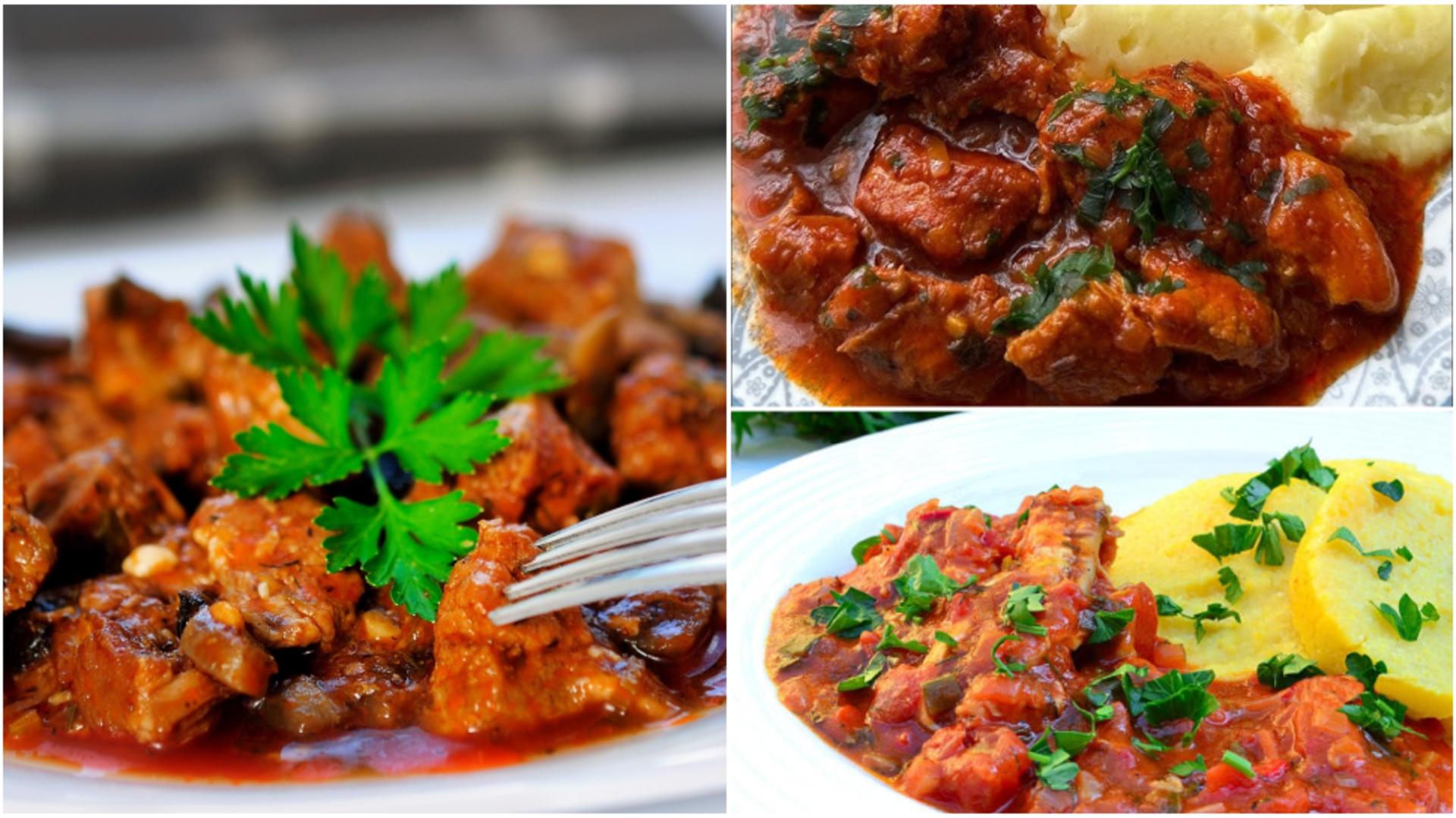 Rețetă de ostropel cu ceafă de porc și gogoșari. Un deliciu simplu și sățios, perfect în zilele geroase de iarnă