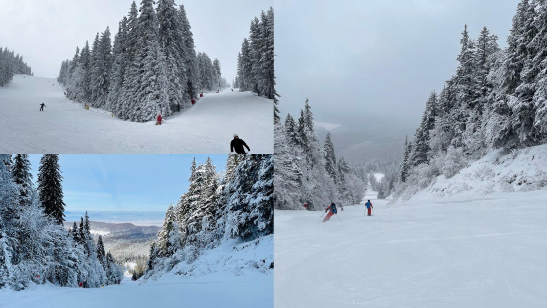 Vești bune pentru amatorii de schi. Încă o pârtie va fi deschisă de miercuri, în Poiana Brașov -FOTO