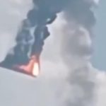 Rachetă „scăpată” de sub control în China. Incidentul s-a soldat cu un incendiu imens, dar fără victime VIDEO