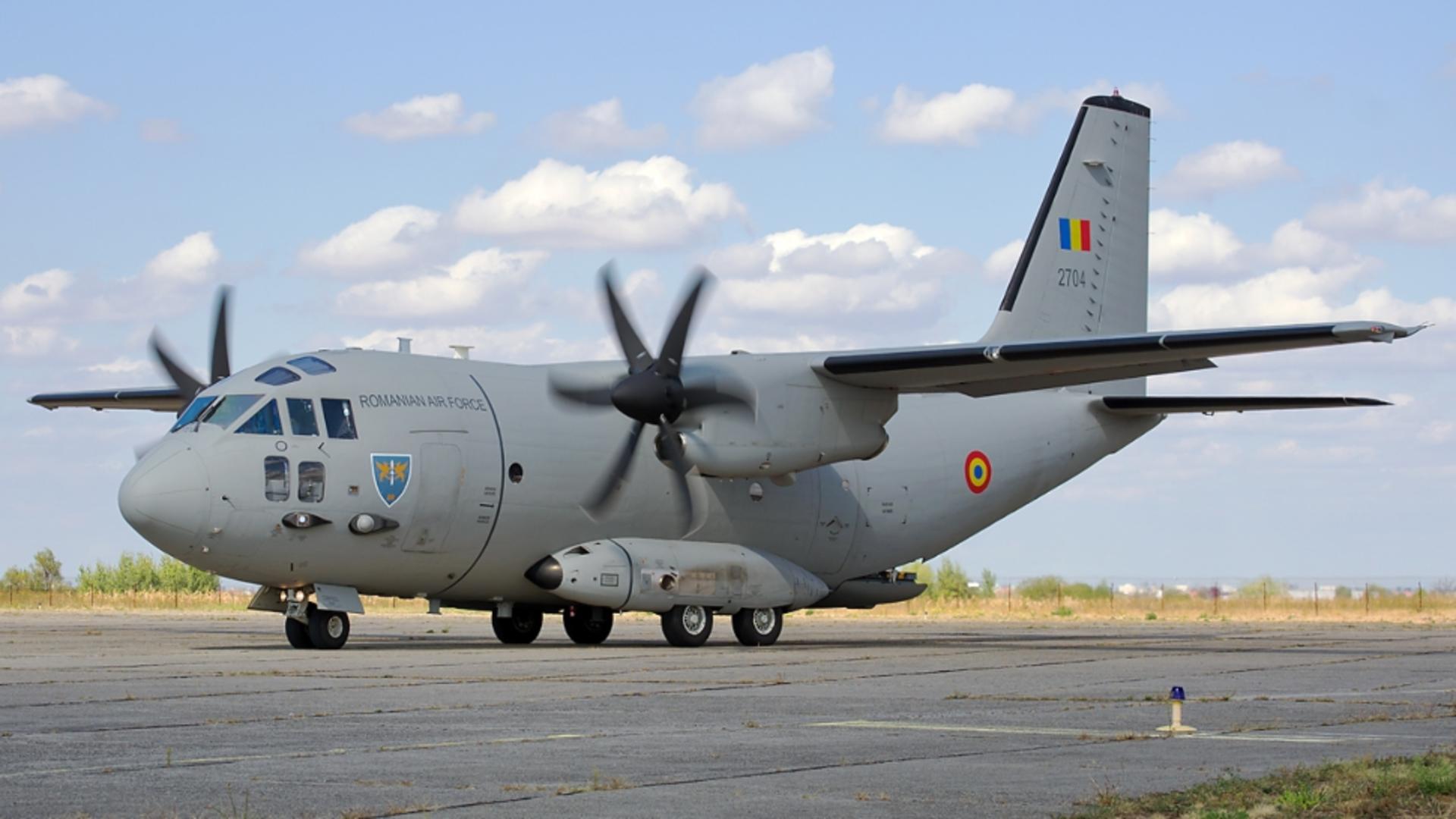Un avion C-27J Spartan a plecat în Elveţia, pentru a transporta şase pacienţi cu arsuri la un spital din Franţa. Anunțul MApN
