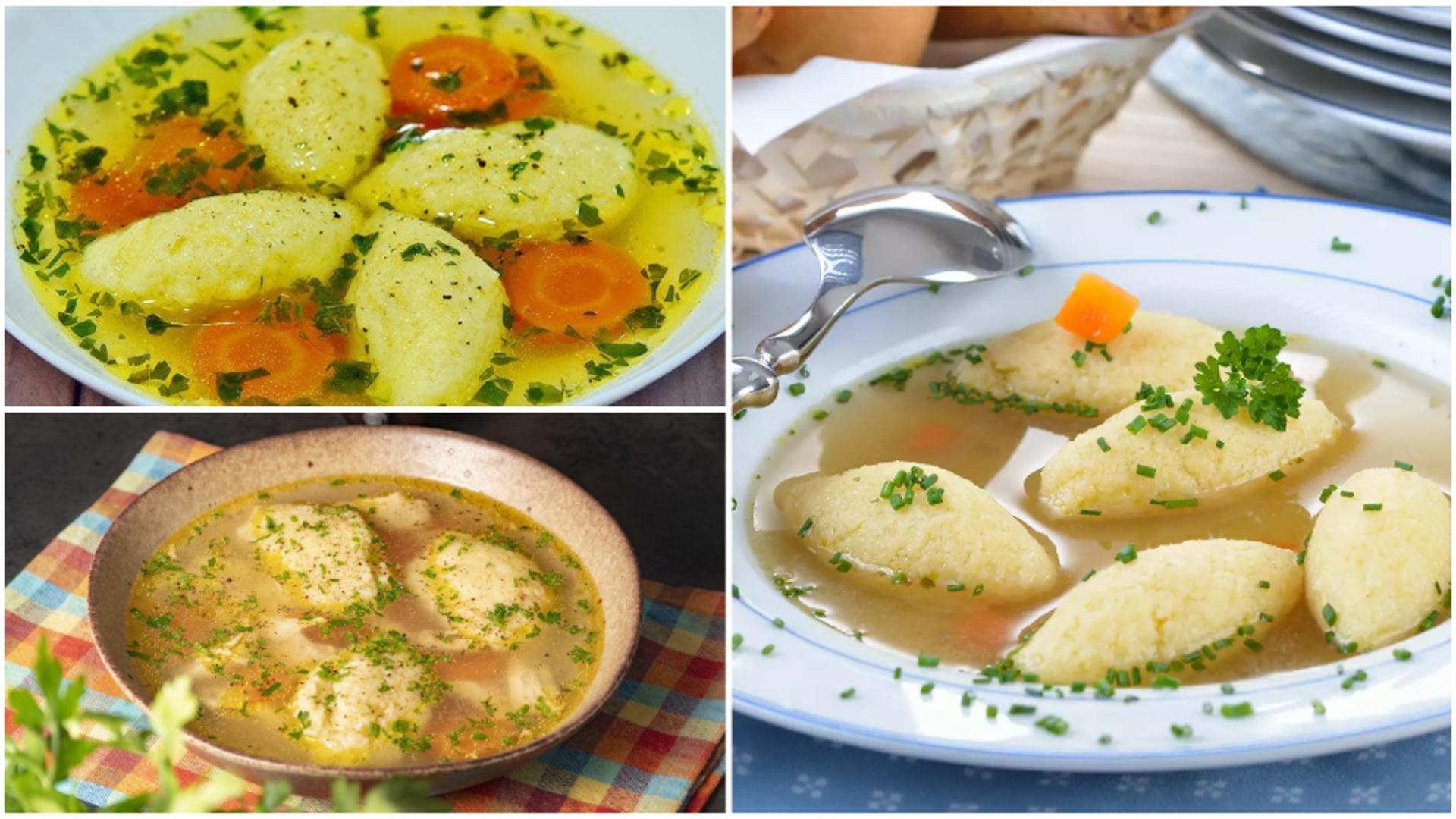 Supă de pui cu găluște. Rețeta secretă a bunicii, perfectă pentru zilele geroase