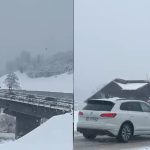 Trafic infernal, în condiții de iarnă grea, pe Valea Prahovei. S‑au format coloane kilometrice – FOTO/VIDEO