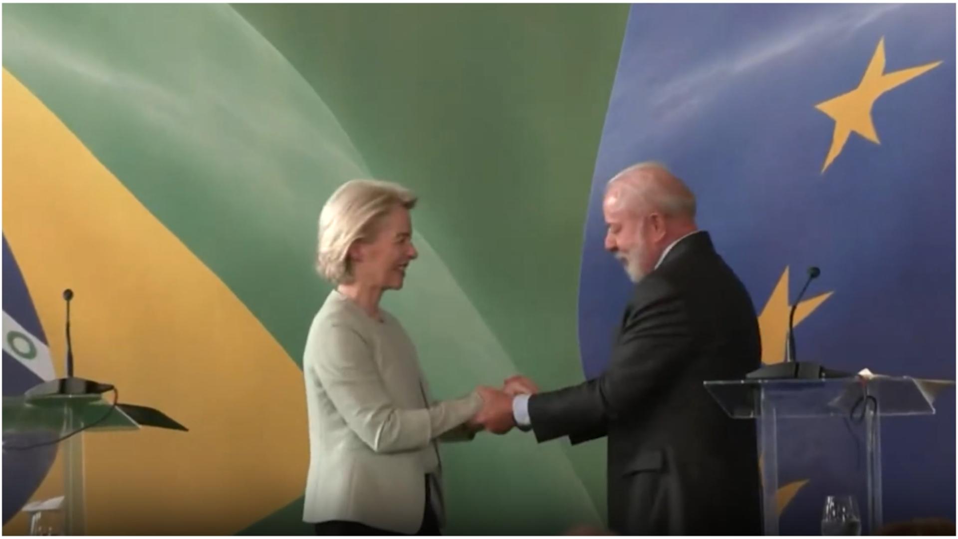 Ursula von der Leyen a bătut palma cu liderii din Mercosur. Românii vor mânca tot mai prost -VIDEO