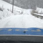 Haos pe șoselele din România din cauza ninsorii. Copaci căzuți pe carosabil și TIR-uri derapate în mai multe județe din țară