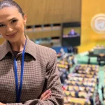 Ana Maria Păcuraru, singurul jurnalist român acreditat de Casa Albă la ONU, transmite de la New York, din timpul discursului lui Donald Trump