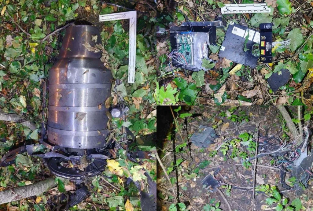 Alertă în Republica Moldova. Fragmente ale unei drone inscripționate ”Geran-4”, găsite lângă graniță- FOTO