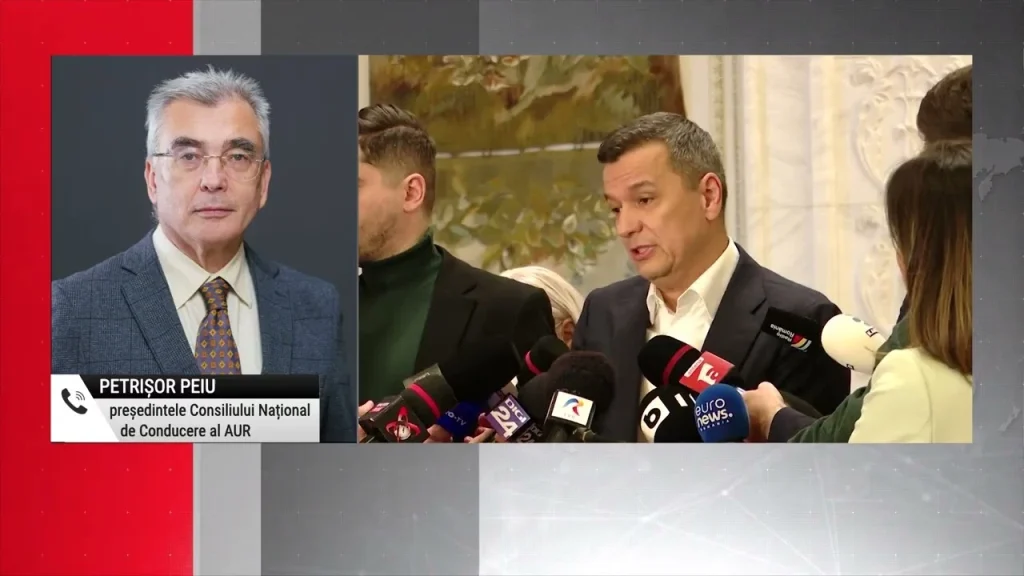 Petrișor Peiu anunță condițiile AUR pentru intrarea la guvernare alături de PSD
