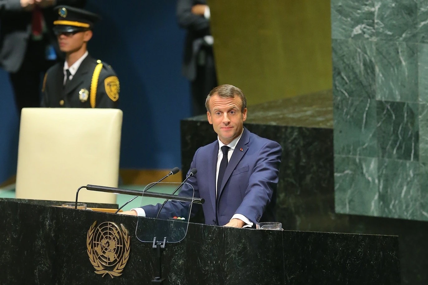 Emmanuel Macron, apel de la tribuna ONU pentru deblocarea traficului pe Marea Neagră