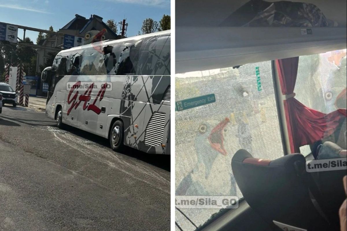 Polițist de frontieră, rănit după ce un proiectil a căzut la frontiera dintre Republica Moldova și Ucraina: autobuz, avariat