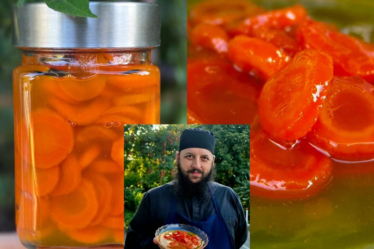 Dulceață de morcovi. Rețeta secretă a părintelui Efrem de la Mănăstirea Dervent