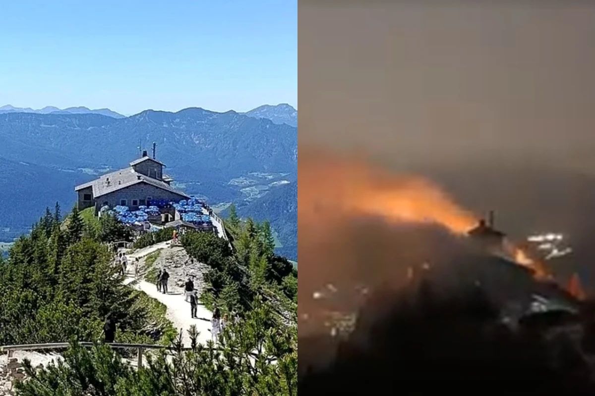 Incendiu la „Cuibul Vulturului”, fosta reședință montană a lui Hitler. Un suspect a fost reținut, iar anchetatorii iau în calcul un act intenționat
