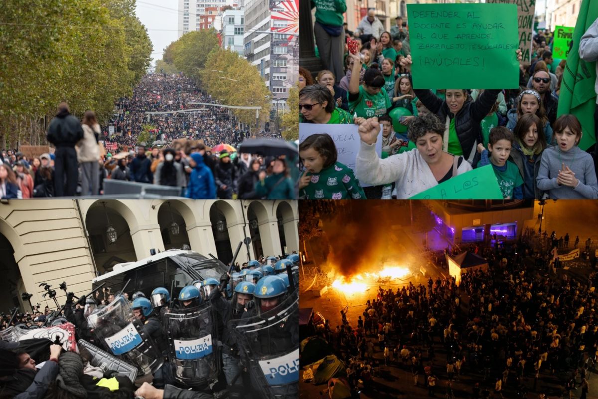 Protestele anti-sărăcie se extind în toată Europa. Peste 1.000 de protestatari au fost reținuți