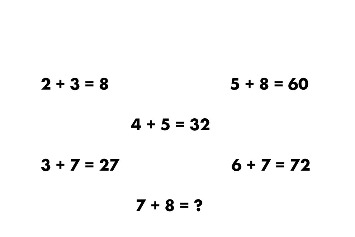 Test de logică: ai amețit încercând să rezolvi această problemă de matematică? Puțini observă regula din spatele calculelor